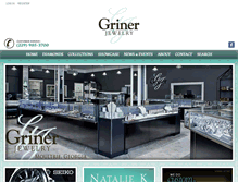 Tablet Screenshot of grinerjewelryco.com